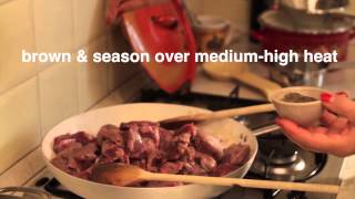 How to make Cinghiale in Umido (Wild Boar Stew)