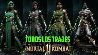 Mortal Kombat 11 | Jade | Todos los Trajes, Intros y Poses |