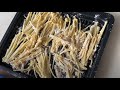 enoki mushrooms in the air fryer｜气炸金针菇｜懒人食谱 简单快速小点心 香脆可口