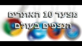 Top 10 - האתרים הנצפים ביותר בעולם