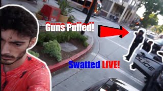 Live Streamers *SWATTED* (Ice Poseidon swat compilation) *LIVE*