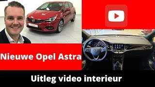 Review Opel Astra 2020 - Uitleg video interieur