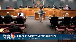Board of County Commissioners Regular Meeting  12-13-22