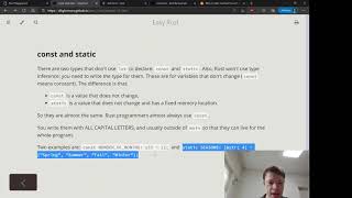 Easy Rust 014: const and static