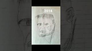 Evolution of Hulk in my Drawing//Hulk Drawing #Hulk #evolution #Sketch art
