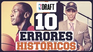 10 ERRORES HISTÓRICOS EN EL DRAFT DE LA NBA