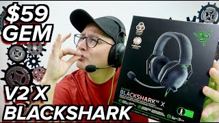 $59 GEM!! Razer Blackshark V2 X, DETAILED REVIEW