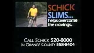 Schick Slims Commercial Ad 1981