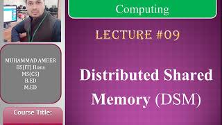 Distributed Shared Memory Lecture 9