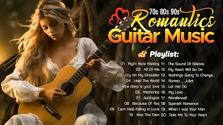 Top 40 Romantic Guitar Love Songs - Heartwarming Instrumental Music for Happiness and Relaxation