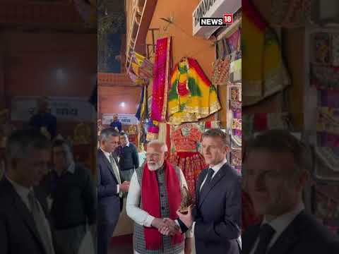 PM Narendra Modi Gifts A Replica Of Ram Mandir To French President ...