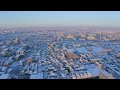 2022.1.7船橋市朝の雪景色 ドローン空撮