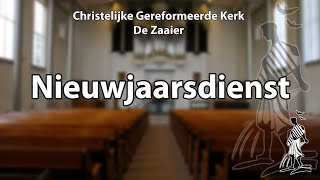 Nieuwjaarsdienst 1 januari 2021