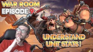 [PvP] WAR ROOM Ep 9! STATS! HP, DEF, ATK, Learn Which Units Care About What! Call of Dragons