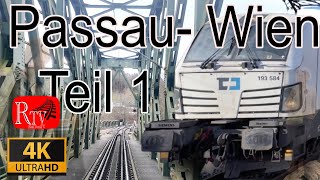 Führerstandsmitfahrt / Passau - Wien Teil 1  / 1012.2024