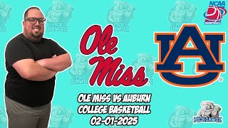 Ole Miss vs Auburn 2/1/25 Free College Basketball Picks and Predictions | NCAAB Pick