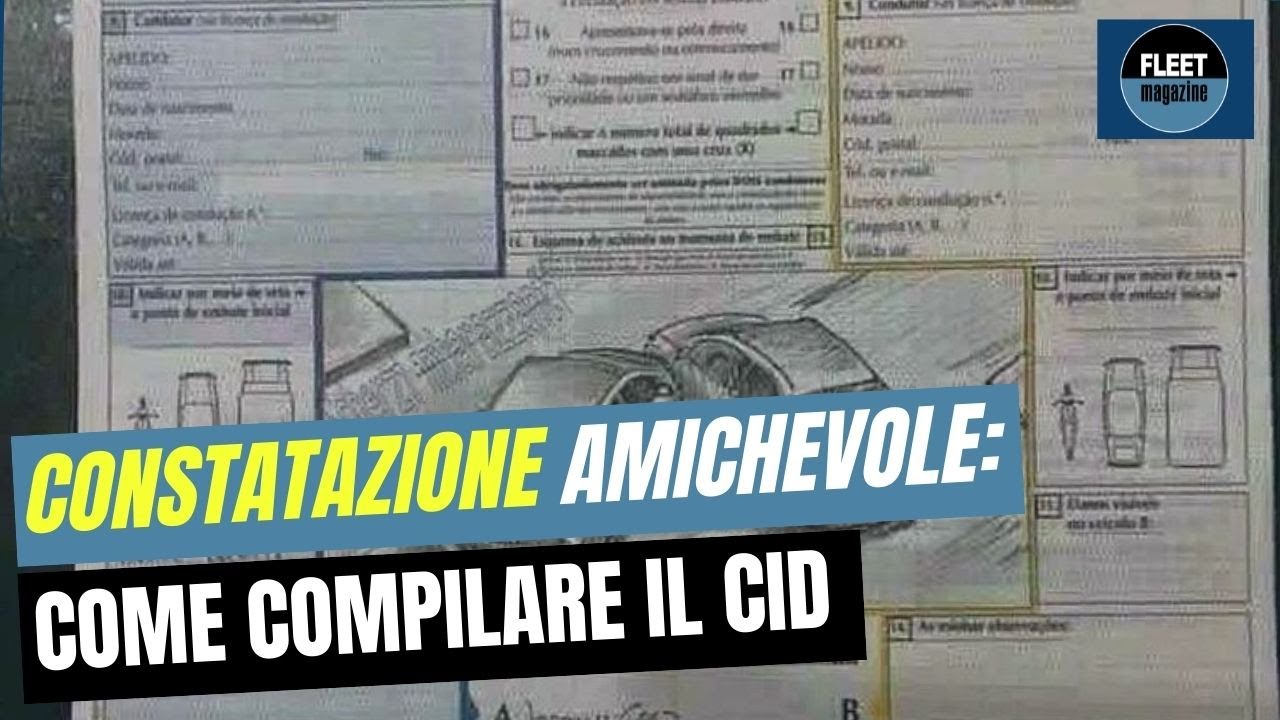 Constatazione Amichevole: Come Compilare Il CID - YouTube