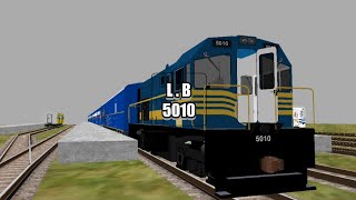 OpenBVE PNR DEL 5010 in FilTrack Gold (Bicol Express) Livery Showcase