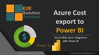 Azure Cost export to Power BI dashboard