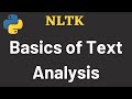 NLTK Tutorial 01: Text Analysis | NLTK | Python