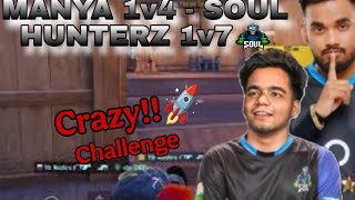 Mazy Epic Reaction on Manya 1v4 Carnival 😱 React on SouL HunterZ 1v7 🥵 Team SouL 🚀