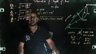 Derivative of length of Arc in polar form/ lecture