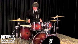 Yamaha Live Custom Oak Drum Set 22/10/12/16 - Amber Shadow Sunburst