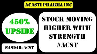 Acasti Pharma Inc Stock moving higher with strength #acst - acst stock