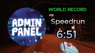 Doors admin panel speedrun *6:51* [No next room button]