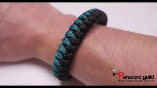 Sawtooth? bracelet- tied another way