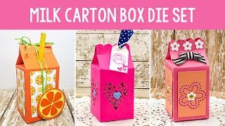 Milk Carton Dies \u0026 sorry4yourloss Clear Stamps by The Stamps of Life