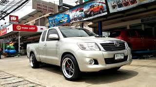 WELD. SF. 18X9.5. รัดยางสเตป HAIDA. 255/45R18 TOYOTA. VIGO