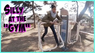 Vlog: Lunar New Year (설날) 2016 #4 | Outdoor Gym