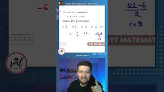 🔄 Parabolün Simetrik Büyüsü! | AYT Matematik Sorusu Çözümü 📐 #matematik #tyt #ayt  #yks #smlhoca