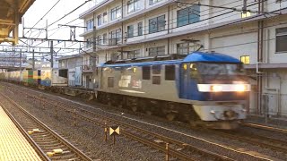 貨物列車 EF210-130牽引 1050レ 大船駅通過 2022/6/18