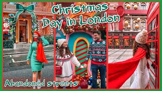 Christmas zamanı Londra sokakları, sadece biz vardık!