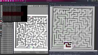 Maze Solving with Image Processing (ROS-Gazebo)