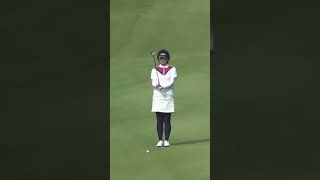 藤野オリエプロ✨48歳のユーティリティショット #golf #ユーティリティショット #女子プロゴルファー #ゴルフスイング