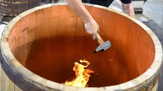 Amazing Way They Produce Wine Barrels By Hand in France