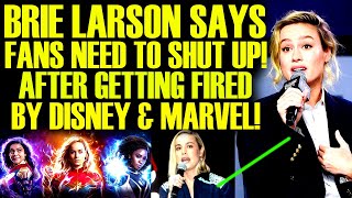 BRIE LARSON LOSES IT WITH FANS AFTER GETTING FIRED BY DISNEY FROM THE MARVELS DI