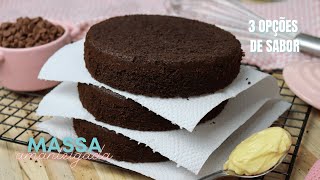 MASSA AMANTEIGADA PROFISSIONAL DE CHOCOLATE | Estruturada para BOLO DE ANDAR