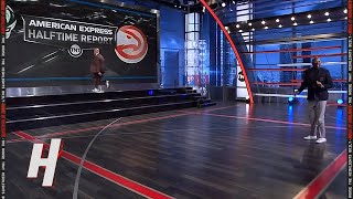 Ernie Beats Kenny in the Race to the Videoboard - Inside the NBA