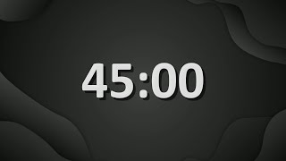 45 Minute (2700 Seconds) Countdown Timer
