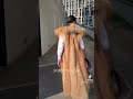 Шикарный длинный жилет из лисы gold fox furs backstage furcoat fashion jacket newcollection