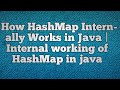How HashMap Internally Works in Java | Internal working of HashMap in java