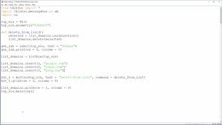 Python Tkinter - 11 - Listbox Explained