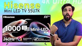 Hisense U7K miniLED TV | Should you buy this TV for Gaming ? Hindi