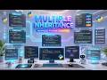 🐍🔥Multiple Inheritance in Python | Python Advanced Concepts |Complete OOP Tutorial with Examples
