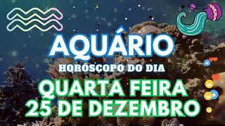 ♒ AQUÁRIO FELIZ NATAL 💔 VAI ACONTECER QUARTA FEIRA 25 DE DEZEMBRO DE 2024.