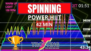43 min Spinning Power HIIT: The High-Intensity Workout That Will Take Your Fitness to the Next Level